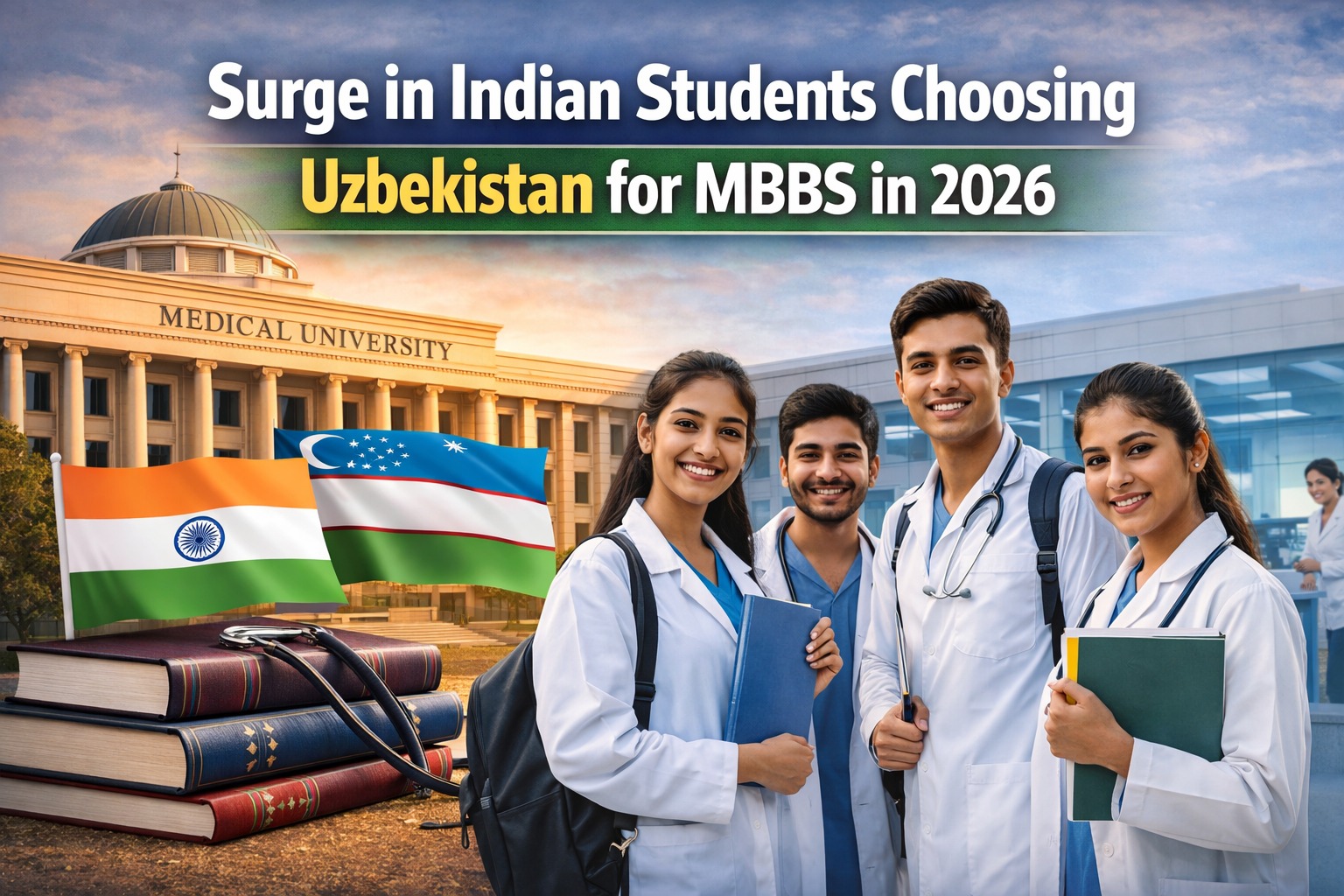 Surge in Indian Students Choosing Uzbekistan for MBBS in 2026